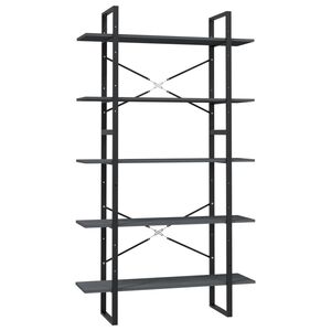 vidaXL Boekenkast met 5 schappen 100x30x175 cm massief grenenhout