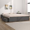 vidaXL Bedframe met lades grijs 120x190 cm