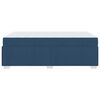 vidaXL Bedframe met matras Blauw 120 x 190 cm Stof
