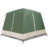 vidaXL Huisje Tent met dak met opslag Groen en Wit 333 x 317 x 194 cm