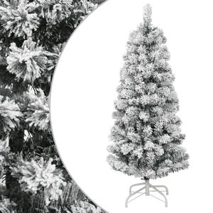 vidaXL Kunstkerstboom met scharnieren en sneeuw 120 cm