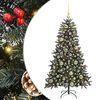 vidaXL Kunstkerstboom Groen 120 cm PVC en Plastic en Staal