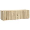 vidaXL Wandbeugel TV-kast 98 x 31 x 30 cm Sonoma Eiken Bewerkt hout