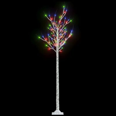 vidaXL Kerstboom wilg 180 meerkleurige LED's binnen en buiten 1,8 m