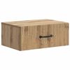 vidaXL Wandbeugel Bedkast Artisanaal eiken 49 x 34,5 x 20 cm