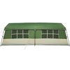 vidaXL Gezinstent Groen en beige 622 x 295 x 238 cm Polyester en staal