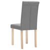 vidaXL Eetkamerstoelen 4 st stof lichtgrijs
