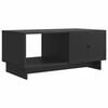 vidaXL Salontafel Zwart 90 x 50 x 40 cm Bewerkt hout