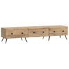 vidaXL TV-kast Artisanaal eiken 147 x 34,5 x 30 cm Bewerkt hout