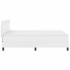 vidaXL Boxspringbed met matras Wit 160 x 200 cm Kunstleer
