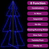 vidaXL Kegelkerstboom 300 LED's binnen en buiten 120x220 cm