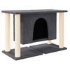 vidaXL Kattenmeubel met sisal krabpalen 50 cm donkergrijs