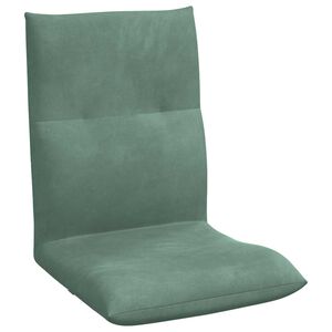 vidaXL Verstelbare vlo stoelen Zeegroen Fluweel