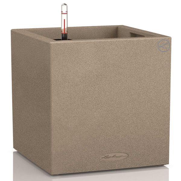 LECHUZA Plantenbak Canto Color Square 40 ALL-IN-ONE beige 13721