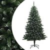 vidaXL Kunstmatige Inklapbare Kerstboom 150 cm PVC en Metaal Mat