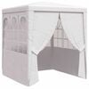 vidaXL Partytent met zijwanden professioneel 90 g/m&sup2; 2,5x2,5 m wit