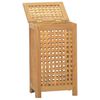 vidaXL Wasmand Naturel Massief Teakhout