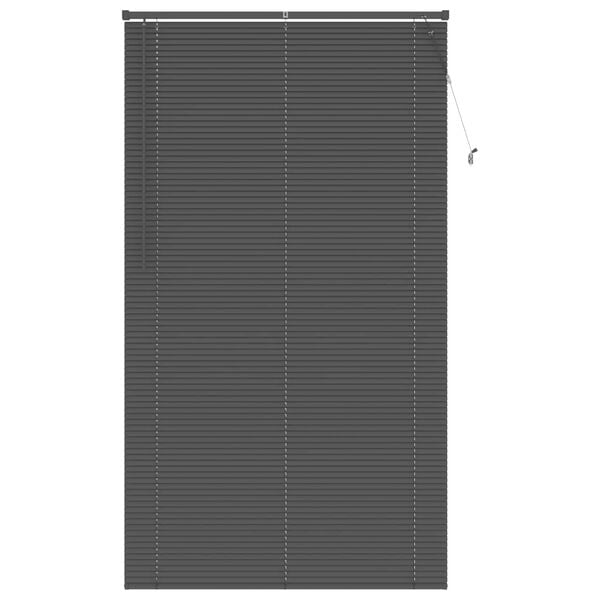 vidaXL Venetiaanse Blind Verstelbaar Zilvergrijs 213 x 120 cm PVC