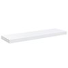vidaXL Wandschappen zwevend 2 st 80x23,5x3,8 cm MDF hoogglans wit