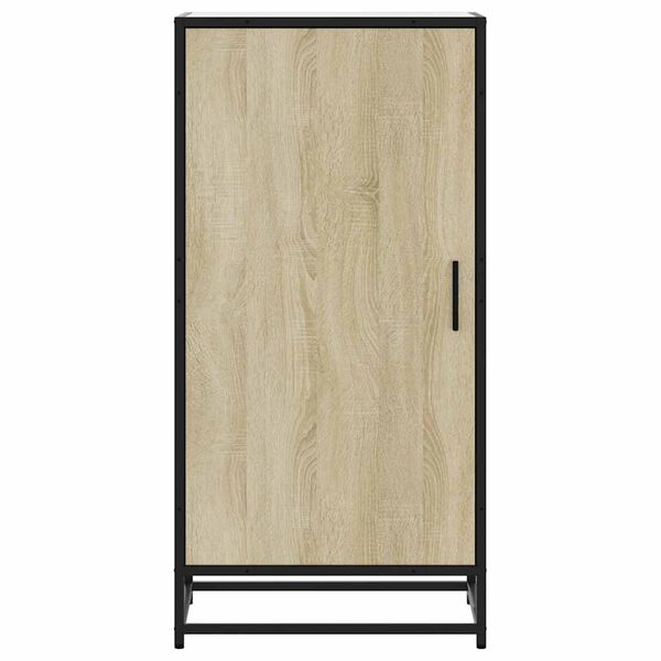 vidaXL Schoenenrek 48x38x97,5 cm bewerkt hout sonoma eikenkleurig