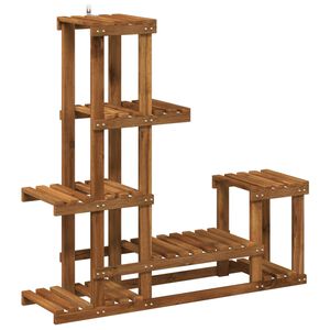 vidaXL Plantenstandaard Naturel 93,5 x 25 x 91,5 cm Massief Acaciahout