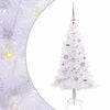 vidaXL Kunstkerstboom met 150 LED Wit 120 cm PVC en Staal