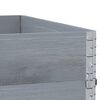vidaXL Palletopzetranden 3 st 100x100 cm massief grenenhout grijs