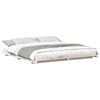 vidaXL Bedframe Wit 200 x 220 cm Massief grenenhout