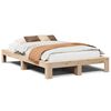 vidaXL Bedframe zonder matras massief grenenhout 120x190 cm