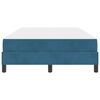 vidaXL Boxspringbed met matras Donkerblauw 120 x 210 cm Stof