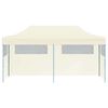 vidaXL Partytent pop-up inklapbaar 3x6 m crème