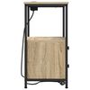vidaXL Nachtkastje 2 pcs Sonoma Eiken 40 x 31 x 60 cm Bewerkt hout