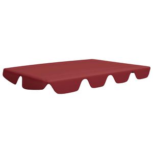 vidaXL Vervangingsluifel voor schommelbank 150/130x105/70 cm wijnrood