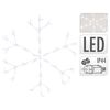 Ambiance Kerstverlichting met 216 LED's sneeuwvlok 60 cm