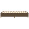 vidaXL Boxspring bed 120x200 cm stof donkerbruin