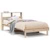 vidaXL Bed met boekenkast zonder matras massief grenenhout 75x190 cm