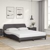 vidaXL Bedframe "Dover" kunstleer grijs 160x200 cm