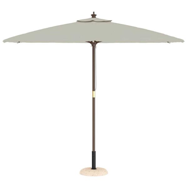 vidaXL Parasolvoet Geel en Zwart 45 x 45 x 40 cm Beton en Metaal
