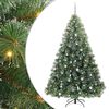 vidaXL Kunstkerstboom met 300 LED met standaard Groen 240 cm PE en PVC