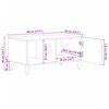 vidaXL Salontafel Wit 80 x 50 x 40 cm Massief Mango Hout