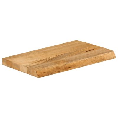 vidaXL Tafelblad met natuurlijke rand 60x40x3,8 cm massief mangohout