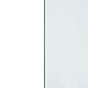 vidaXL Glasplaat openhaard rechthoekig 100x50 cm