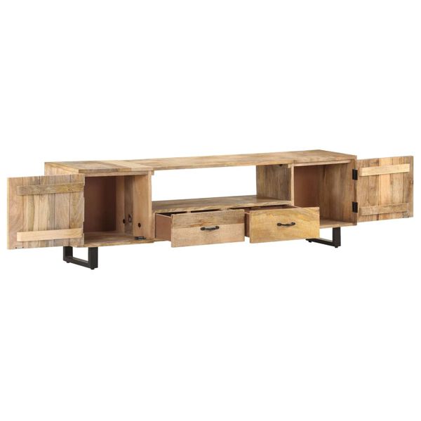 vidaXL Tv-meubel 160x30x45 cm massief mangohout