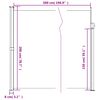 vidaXL Windscherm uittrekbaar 200x500 cm rood