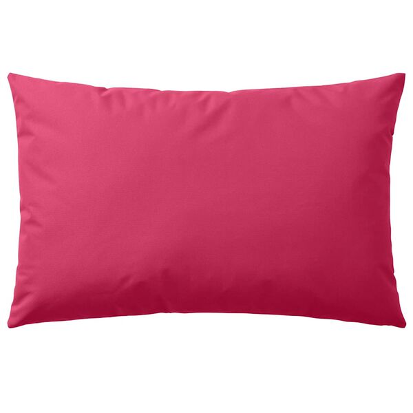 vidaXL Buitenkussens 60x40 cm roze 2 st