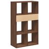 vidaXL Boekenkast 66x31x112 cm bewerkt hout bruin eikenkleur