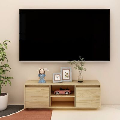 vidaXL Tv-meubel 110x30x40 cm massief acaciahout