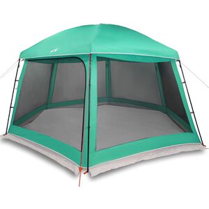 vidaXL Zwembadtent uitneembare buiten- gaaswanden 512x458 cm zeegroen