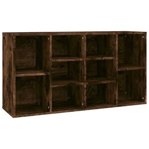 vidaXL Schoenenbank 103x30x55 cm bewerkt hout gerookt eikenkleurig