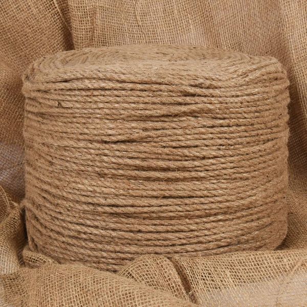vidaXL Touw 50 m lang 6 mm dik jute
